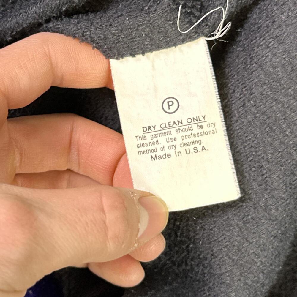 Vintage 90s Rodeo America Aztec wool purple bomber jacket size XL - Picture 7 of 8